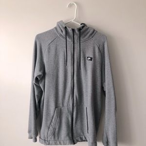 Nike Zip-Up Hoodie - Gray